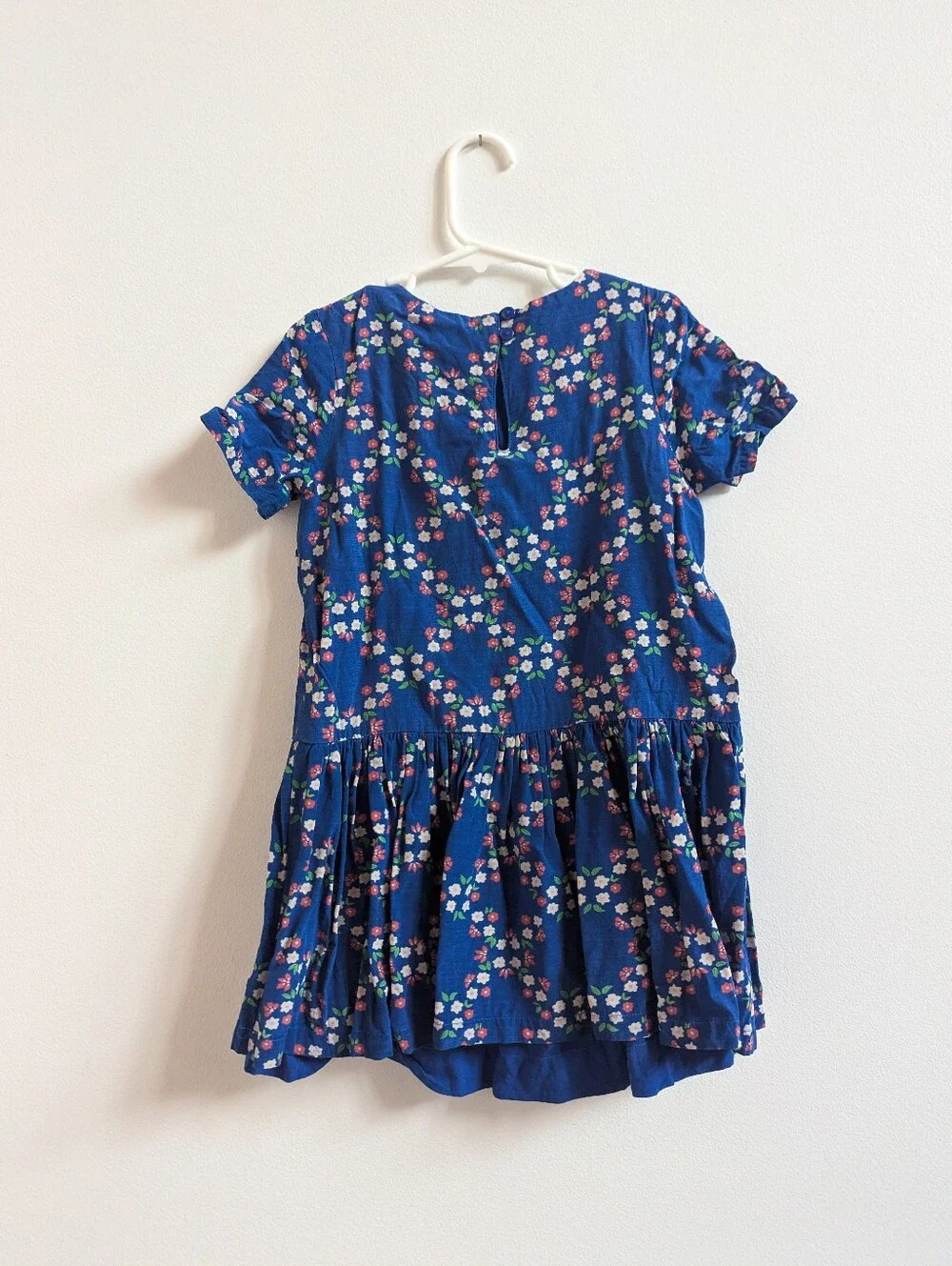 Gymboree Dress Girls 6 Blue Floral Everyday